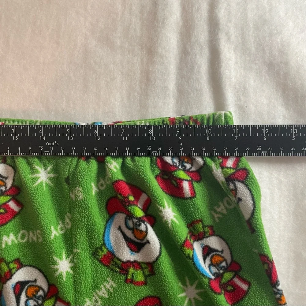 Mad Dog Concepts Boys size L 10/12 Fleece Pajama Lounge Pants Snowman Print